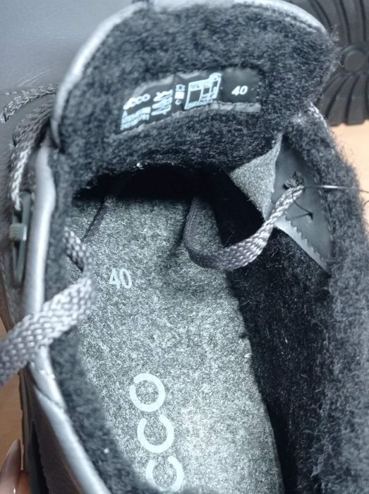 Зимові шкіряні черевики Ecco Astir 40,41,42р.