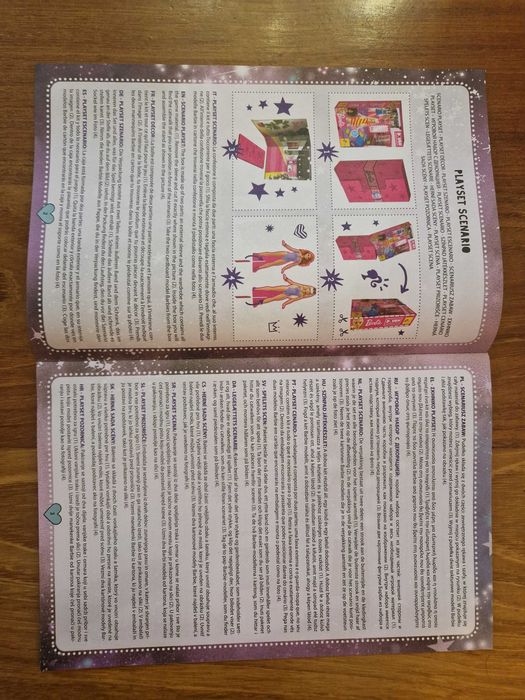 Barbie desfile de moda com massa de modelar