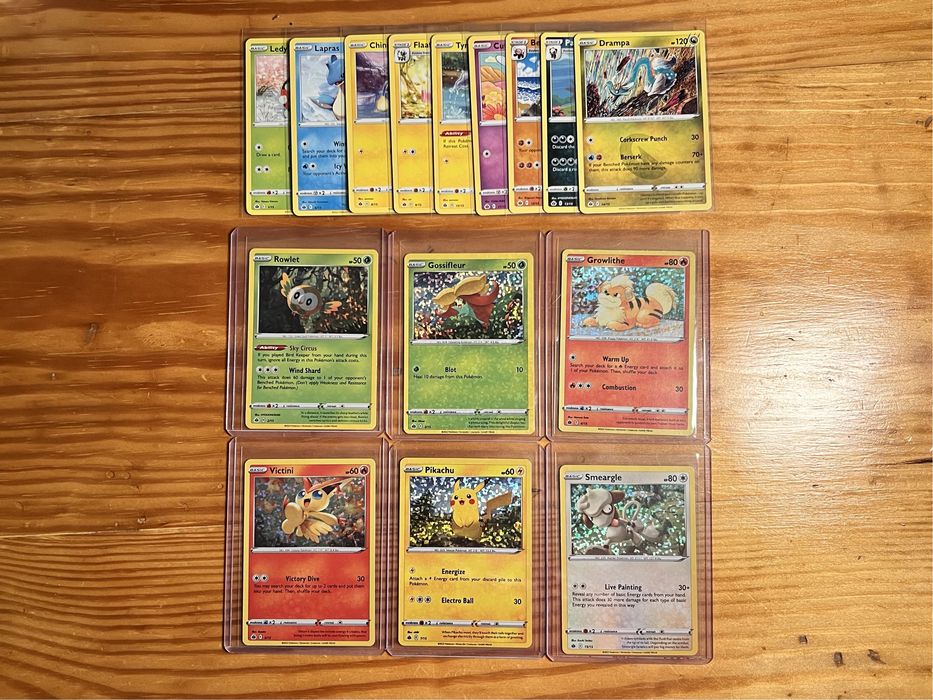 COMMONS FULL SET Mcdonalds Pokemon 2022