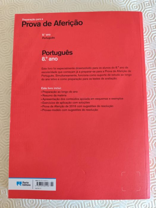 Portuguese Preparation Book for the 8th-Grade Assessment Tests64283788400769121