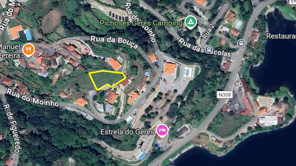 Terreno Urbano em Rio Caldo,  Gerês, c/ Projeto Aprovado