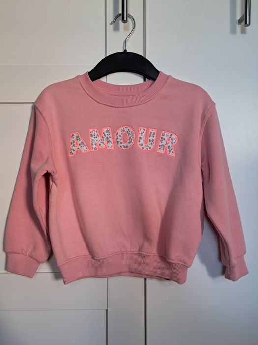 H&M bluza dziewczęca Amour 98/104