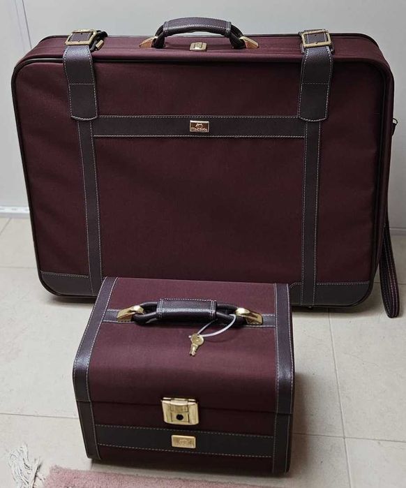 Mala + necessaire da marca Modarte nunca usados