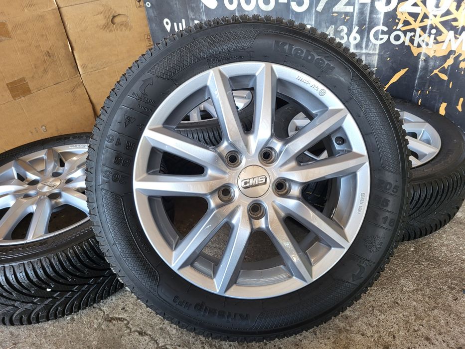 Koła zimowe 5x112 16cali VW Audi Skoda Seat 205/55/16 Kleber
