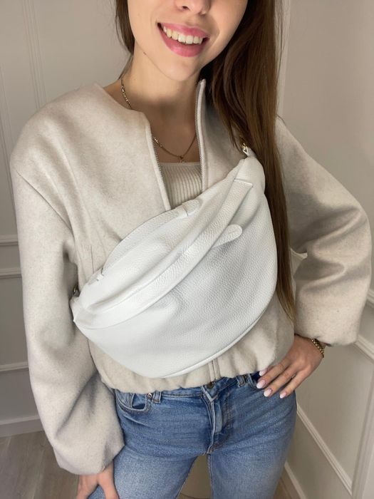 Nerka skóra skórzana naturalna włoska nowa beż róż błękit żółta biała