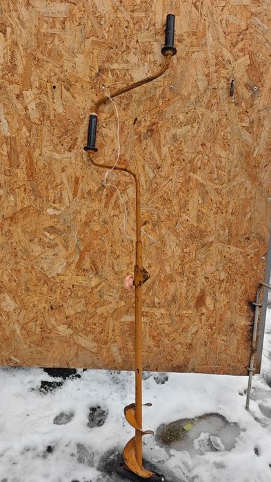 Бур ледобур для рыбалки зимней времён ссср