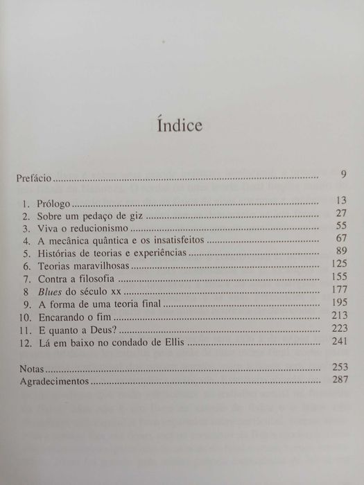Sonhos de uma teoria final - Steven Weinberg