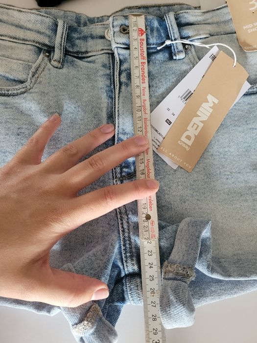 Nowe szorty, wysoki stan, krótkie spodenki