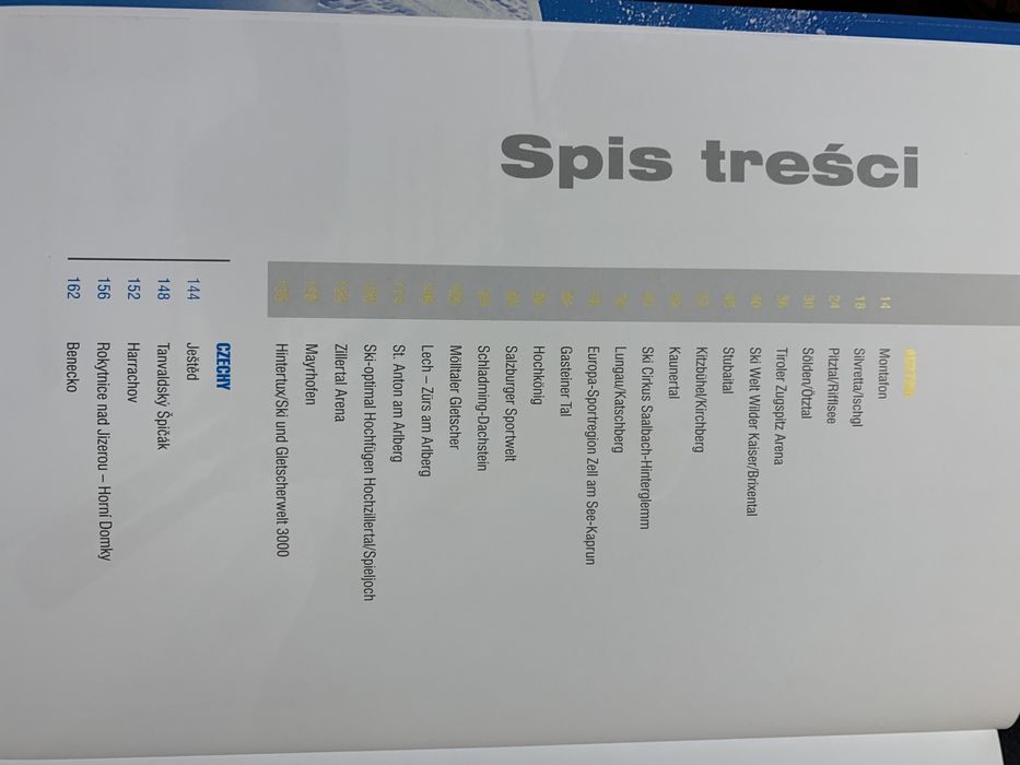 Europa na zimę, Austria, Czechy, Słowacja  Stan idealny