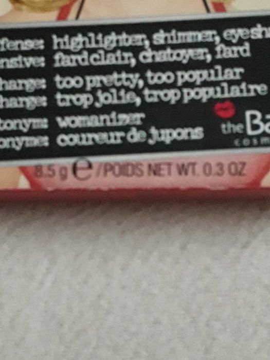 theBalm Betty-Lou Manizer Bronzer - Portes Incluidos