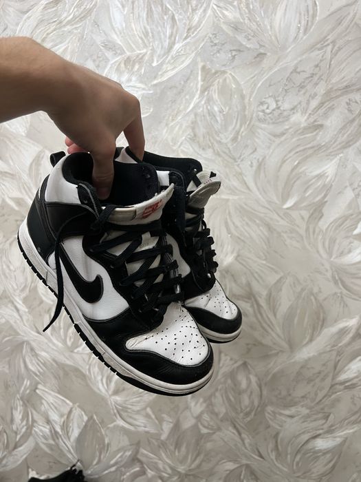 nike air force 1 черные/белые и чб данки dunk high 36.5-37.5 (23.5)