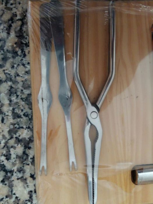 Conjunto tábua marisco