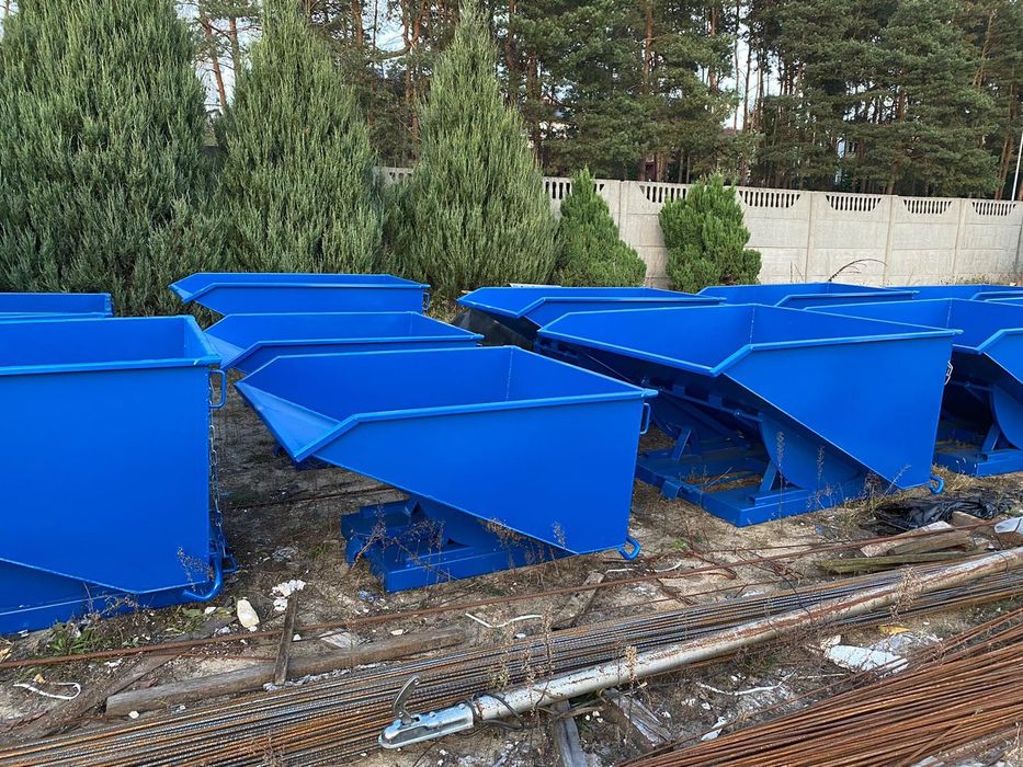 Koliba do wózka widłowego pojemnik 1,5 m3 szeroki