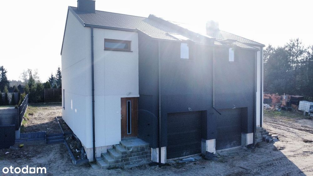 Nowy dom w zabudowie bliźniaczej - 100m2