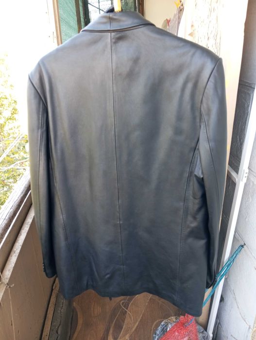 Пиджак кожаный мужской 52-54
