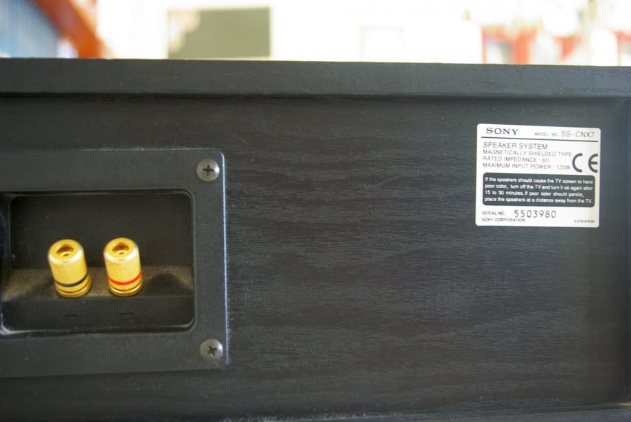Coluna Central Sony Hi-Fi, SS-CNX7