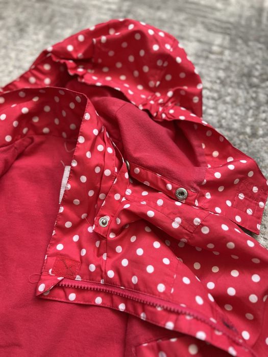 Kurteczka wiosenna, wiatrówka dla dziewczynki 128/134.