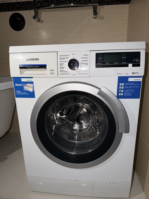 Пральна машина Siemens iQ700, 8 кг, 1600 об/хв, i-Dos