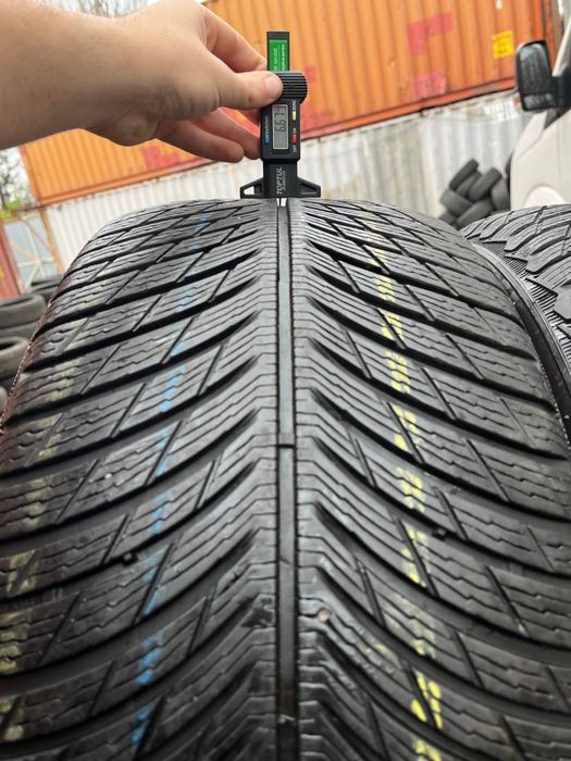 Шины бу 255 40 235 45 R 20 Michelin pilot alpin 5 разноширокий зима