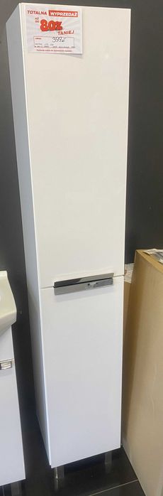 Słupek łazienkowy stojący biały.