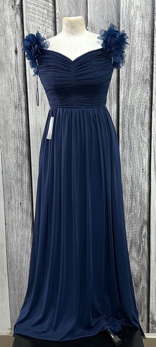 Sukienka maxi granatowa