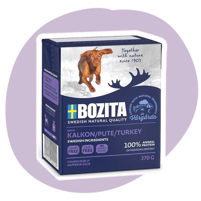 Bozita Turkey Indyk 6x370g Kawałki w galaretce z indykiem Kartonik