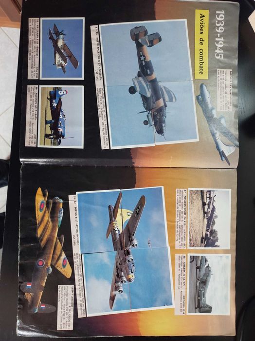 Caderneta Aviões Panini (Década de 90) - Completa