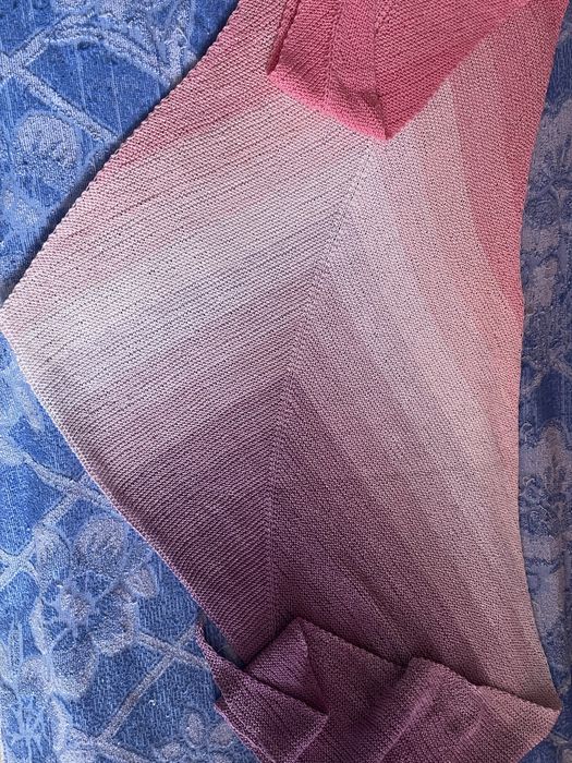 Chusta” Barbi”strzałka robiona na drutach