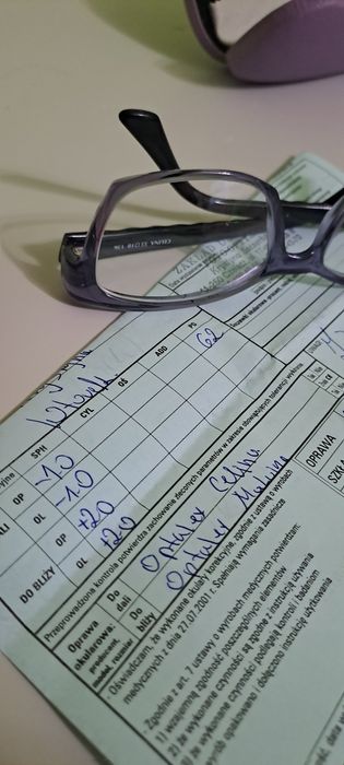 Okulary korekcyjne do dali -1 Optalex Celina