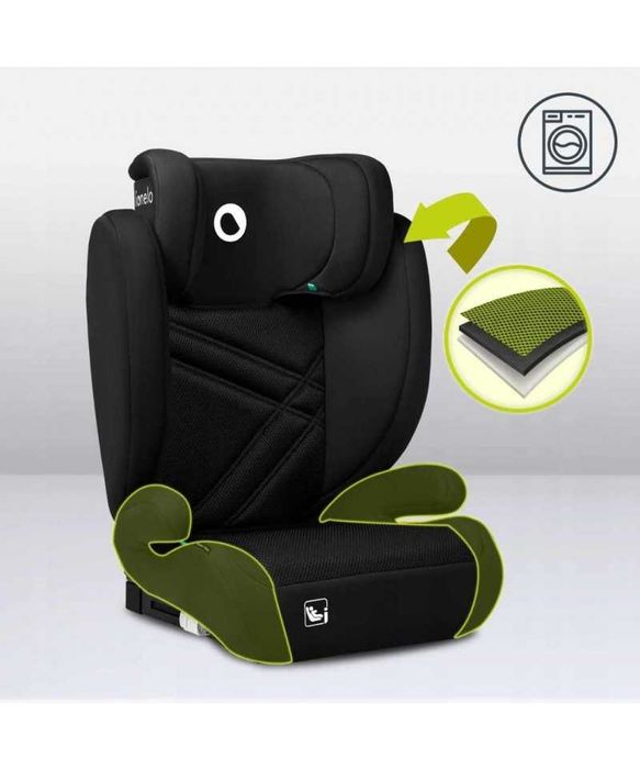 Fotelik Samochodowy Lionelo HUGO I-SIZE 100-150cm ISOFIX 15-36kg