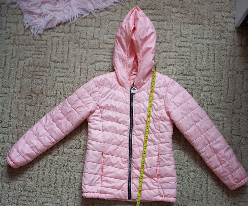 Куртка осень-весна на девочку розовая