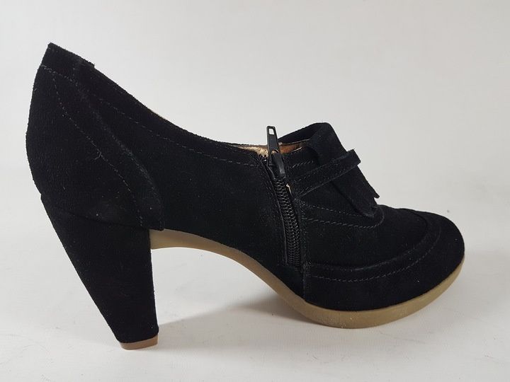 PIER ONE botki damskie czarne 100 % SKÓRA ROZ 41