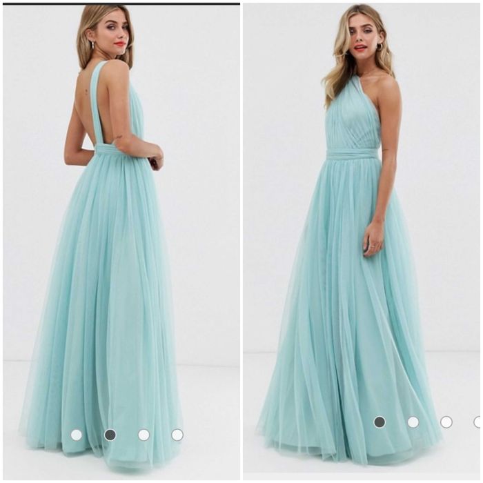Vestido ASOS 38 costas abertas