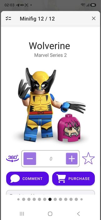 Мініфігурки лего Марвел Студія 71039 Lego minifigures Marvel Studios Росомаха комікси