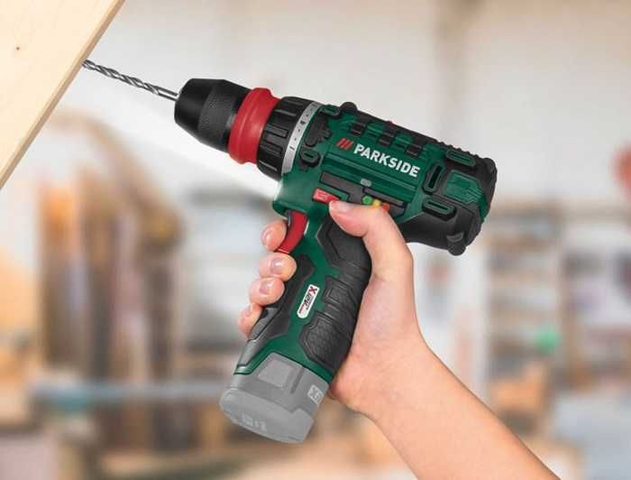Wkrętarka akumulatorowa Parkside 12V PBSA 12 E4 28 Nm z walizką
