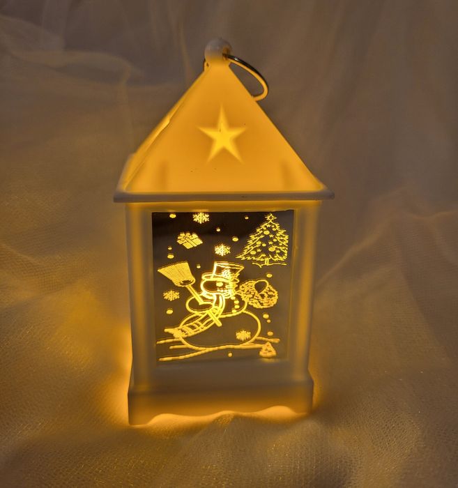Лампа новорічна декоративна будиночки на батарейках