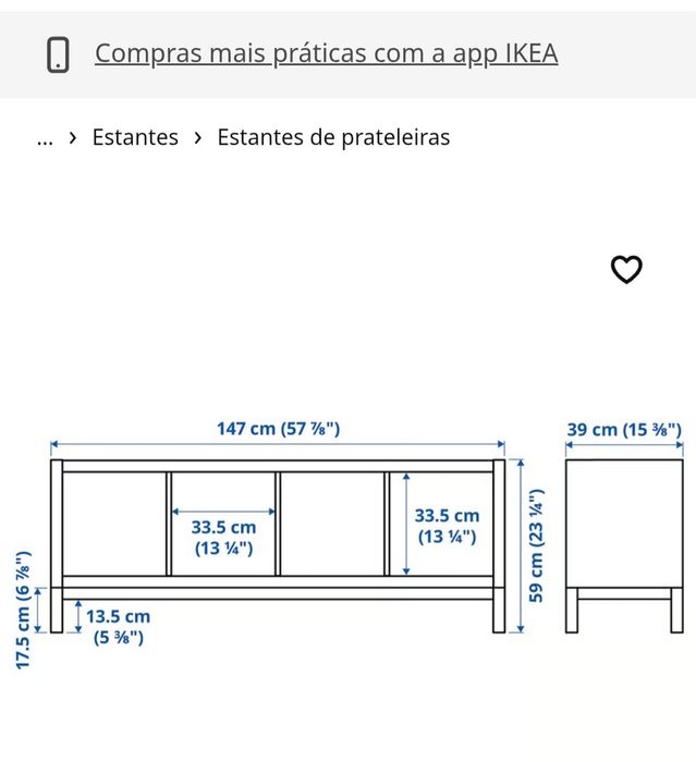Móvel/estante IKEA
