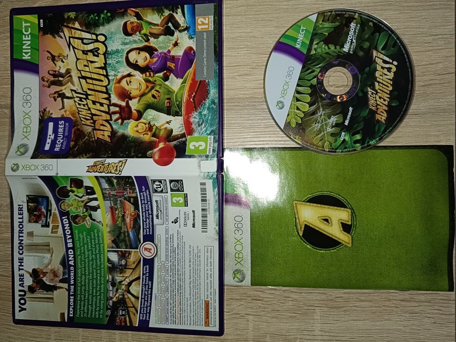 Kinect Adventures + instrukcja, gra przygodowa na Kinekt Xbox 360