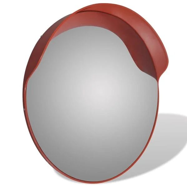 NOVO -  Espelho de trânsito para exterior 60 cm policarbonato laranja