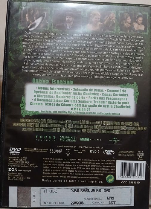 DVD Duas Irmãs, Um Rei