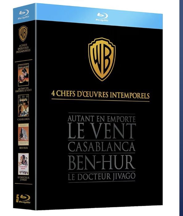 4 chefs-d'oeuvre intemporels Bluray (Como novo)