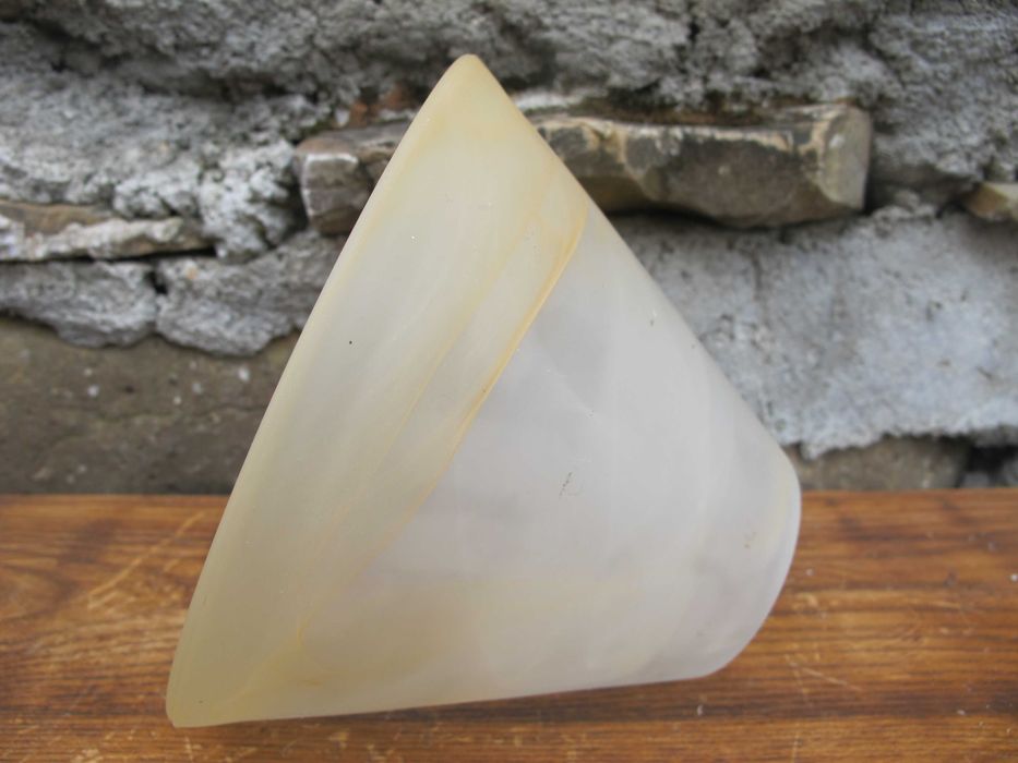 Szklany klosz_STOŻEK AMBER_żyrandol_lampka nocna_ E 27