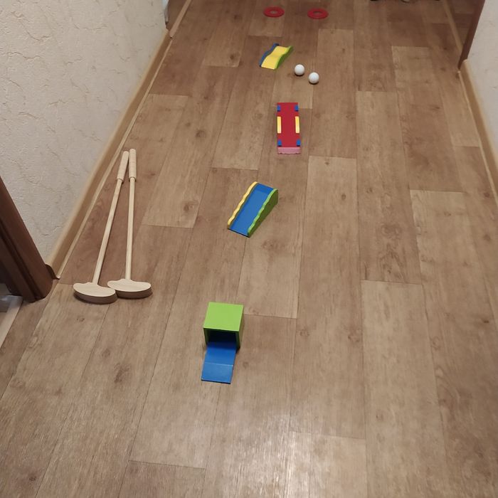 Дитячий міні-гольф PlayTive із 2 ключками