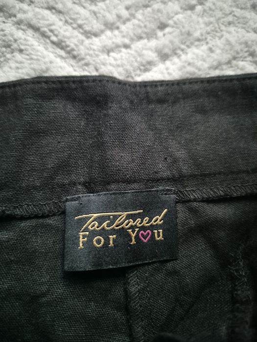 Czarne bermudy damskie,Tailored for you,r.XXL