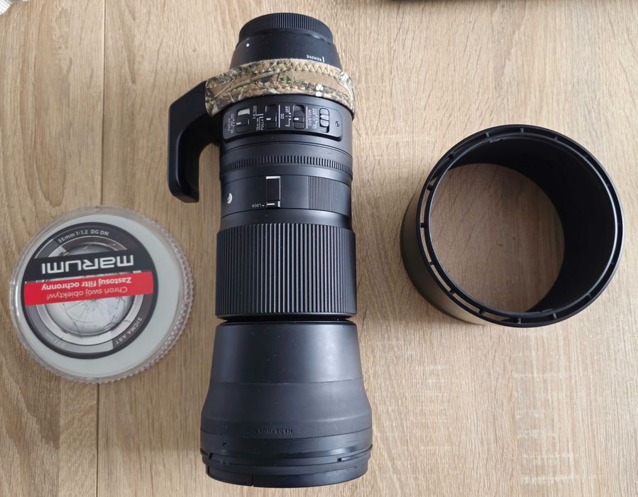 SIGMA 150-600mm F5-6.3 DG używany, gwar. do 08.12.2028 EFS do Canon