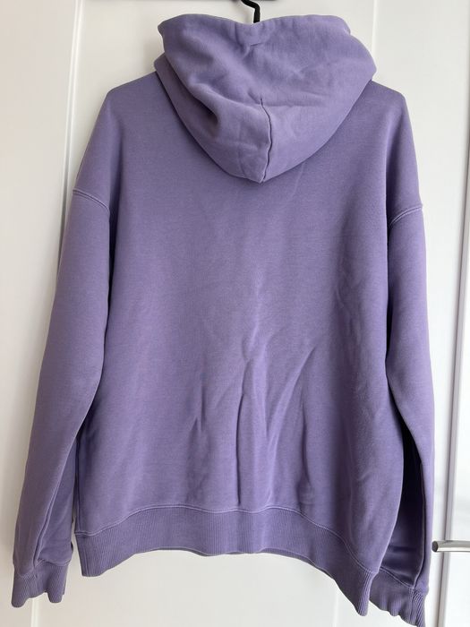 bluza Real Madrid Adidas fioletowa z kapturem S