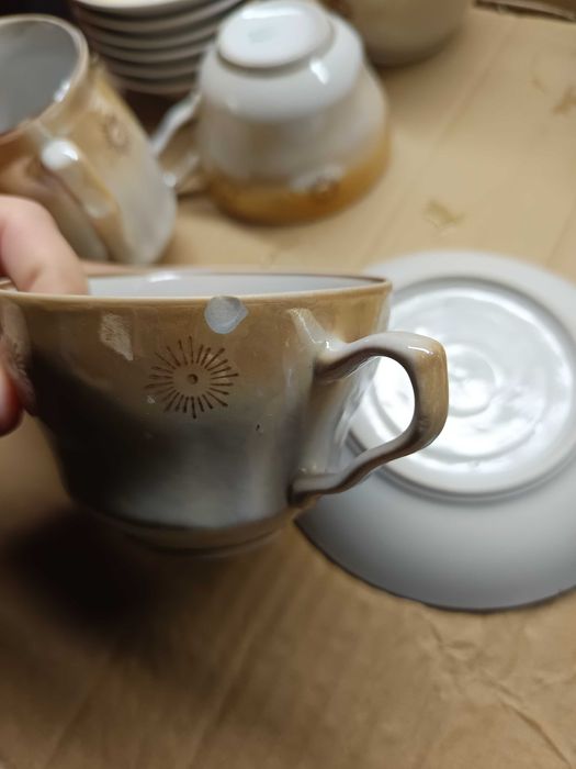 Чайний сервіз Кульбаба, клеймо Баранівка