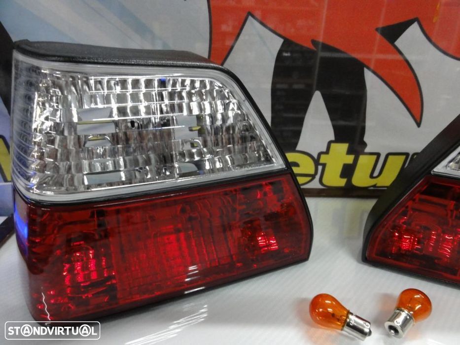 Farois Lexus VW Golf 2 / II Vermelho cristal