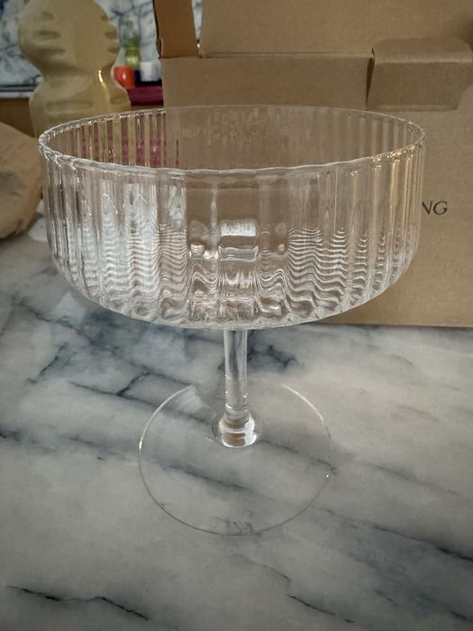 Westwing 2 kielszki do szampana nowe