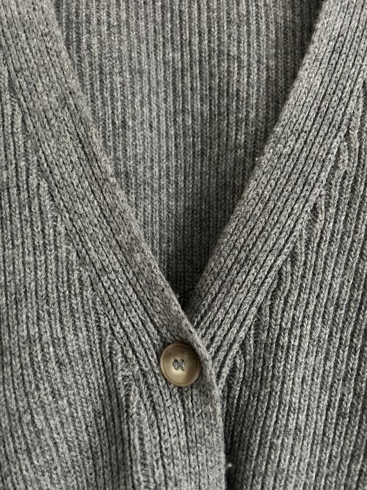 Сірий кардиган з вовни Low Posh, 100% вовна